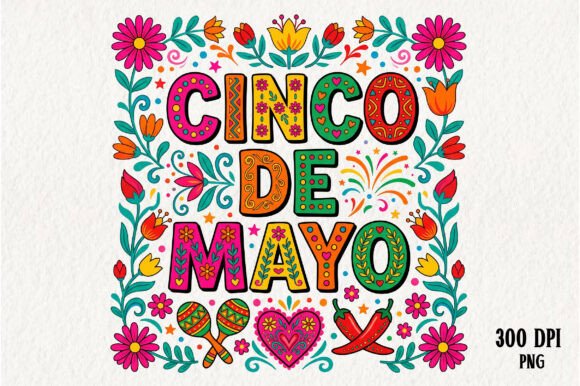 Download Cinco De Mayo Boho Floral Mexican Design - Mexican Collection